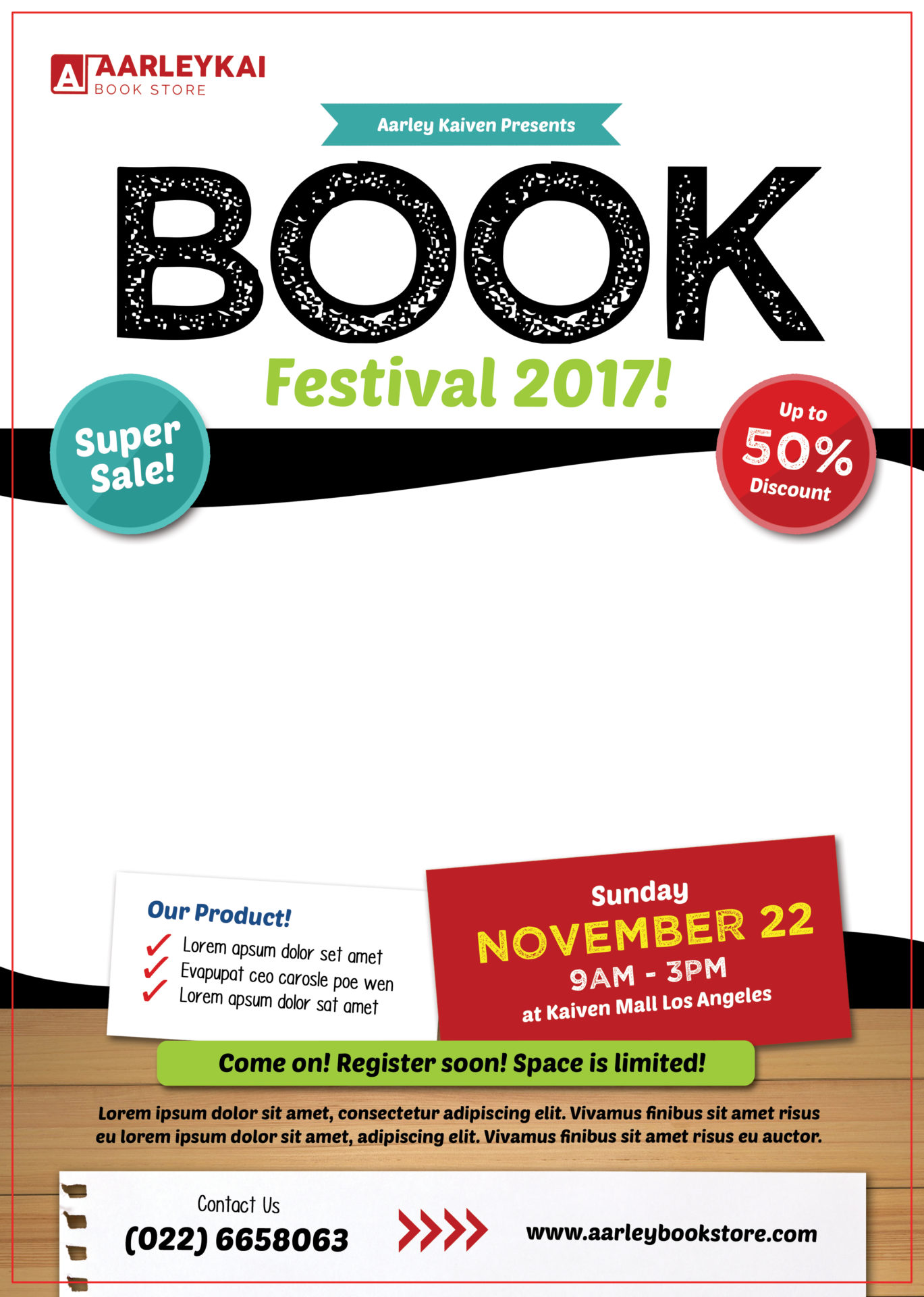 book-store-event-flyer