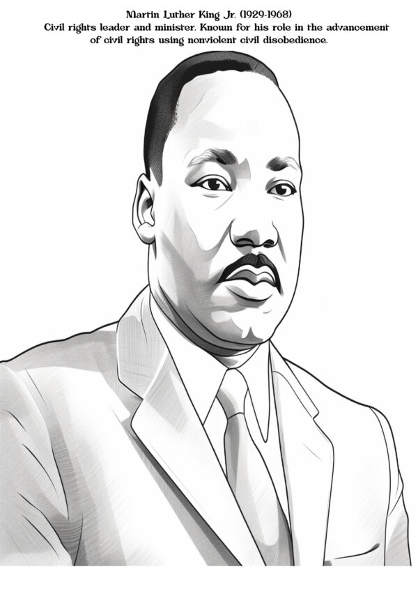 Trailblazers: A Chronicle of African American Excellence In American History: Coloring Book #1 - Image 7