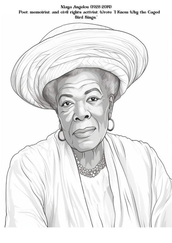 Trailblazers: A Chronicle of African American Excellence In American History: Coloring Book #2 - Image 2