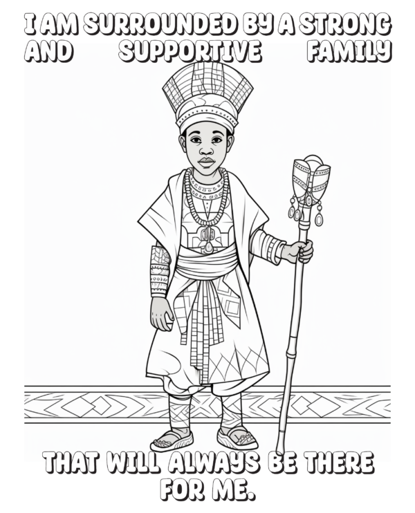 Proverb Affirmation Coloring Book for Boys: Book 1-Vol 1 - Image 3